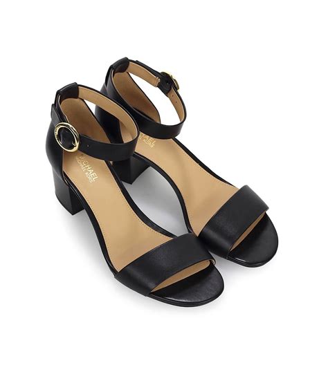 NIB! Michael Michael Kors Woman's Lena Flex Mid Sandal Black 